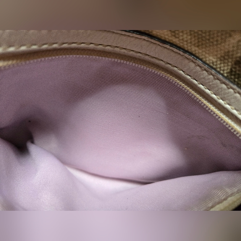 Coach Beige and Lavender Crossbody Bag - Picture 7 of 11